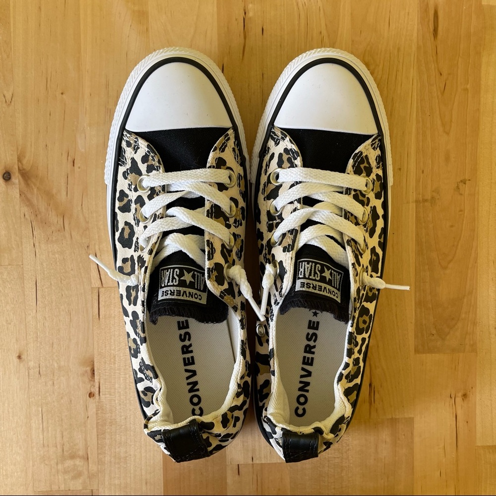 Womens Chuck Taylor All Star Shoreline Sneaker Size 8 - Brown Leopard Brand New
